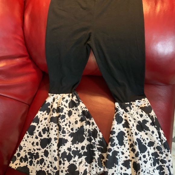 New! DAISY RAE by SOUTHERN GRACE Girls Cow Print Boutique Outfit Size 6/7 - Picture 7 of 7